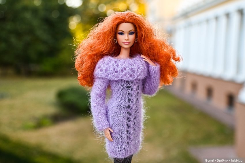 Платье из итальянского мохера для Барби (фото 2)