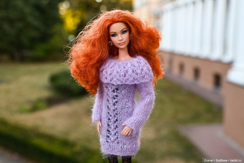 Платье из итальянского мохера для Барби (фото 3)