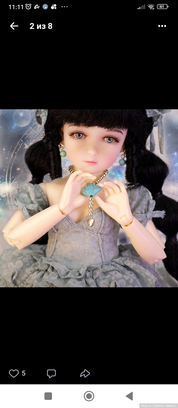 Кукла Лия Меркурий — Шарнирные куклы (не BJD) (фото 4)