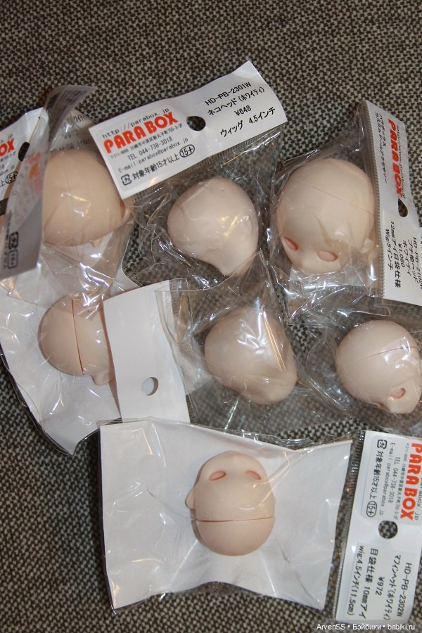 Головы Parabox — Тела и головы для кукол