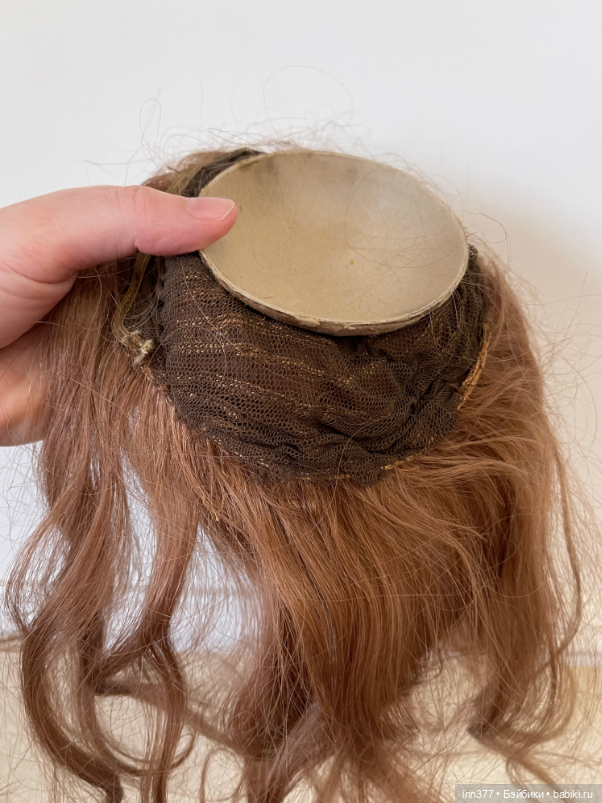 Парик натуральный для антикварной или любой другой куклы (фото 6)