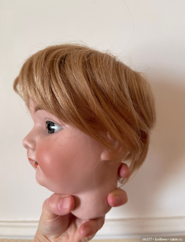 Парик натуральный для антикварной или любой другой куклы (фото 2)