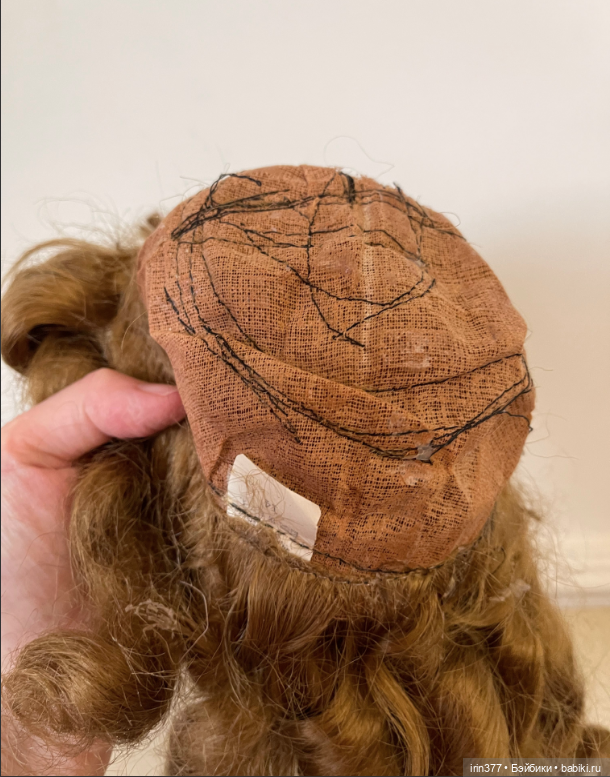Антикварный или винтажный парик, искусственный волос (фото 5)