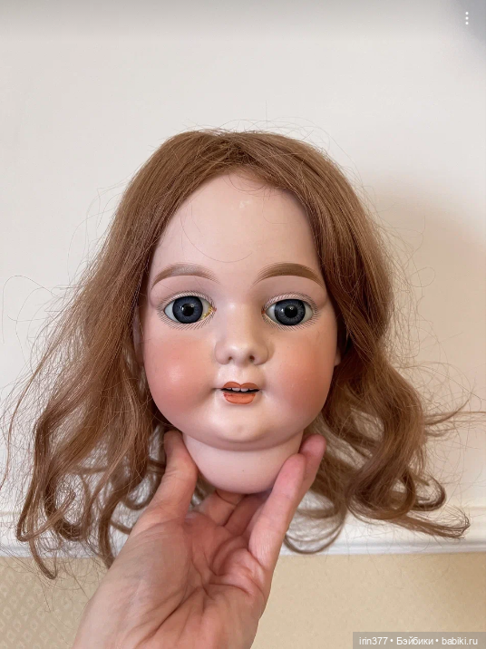 Парик натуральный для антикварной или любой другой куклы