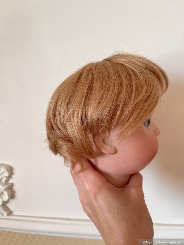 Парик натуральный для антикварной или любой другой куклы (фото 3)
