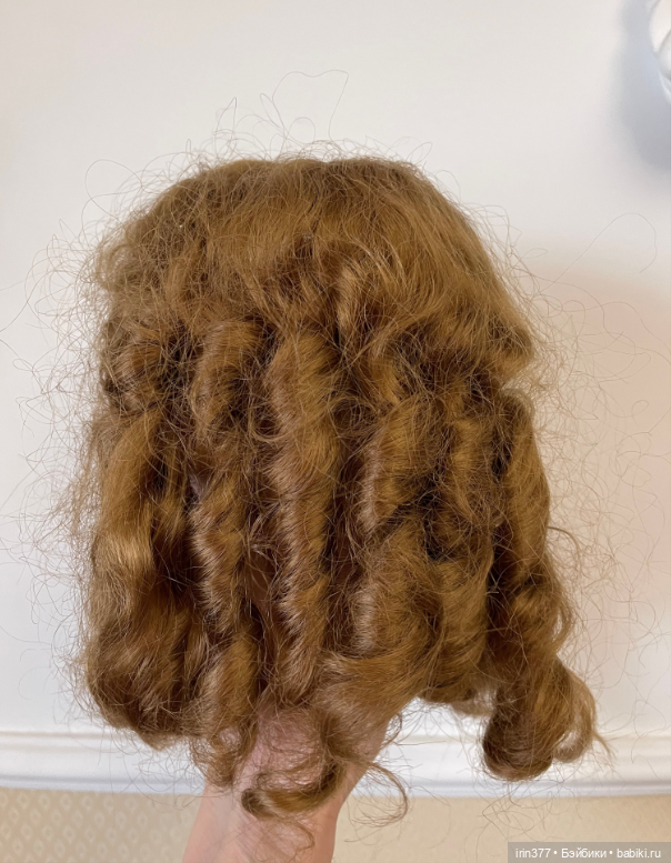 Антикварный или винтажный парик, искусственный волос (фото 4)