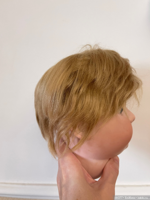 Парик натуральный мохер — Другое для антикварных кукол (фото 2)