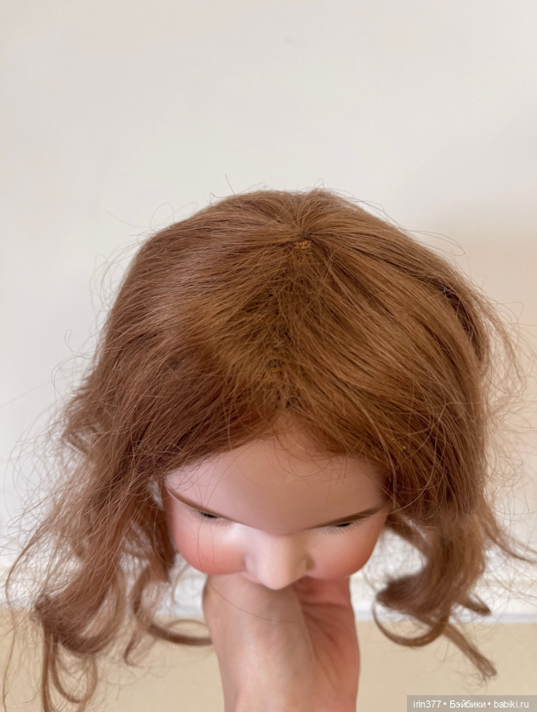 Парик натуральный для антикварной или любой другой куклы (фото 2)