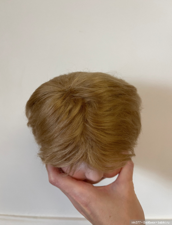 Парик натуральный мохер — Другое для антикварных кукол (фото 4)