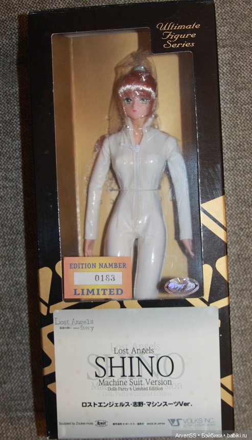 Винтажная шарнирная девушка Volks 1/6 Shino Mashine Suit Version из серии Lost Angels Story