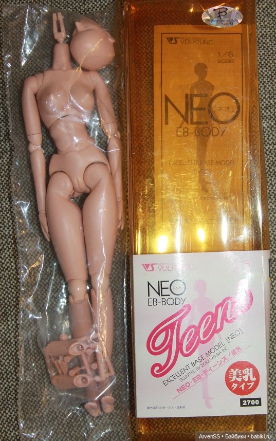 Шарнирное женское тело Volks Neo EB-Teens