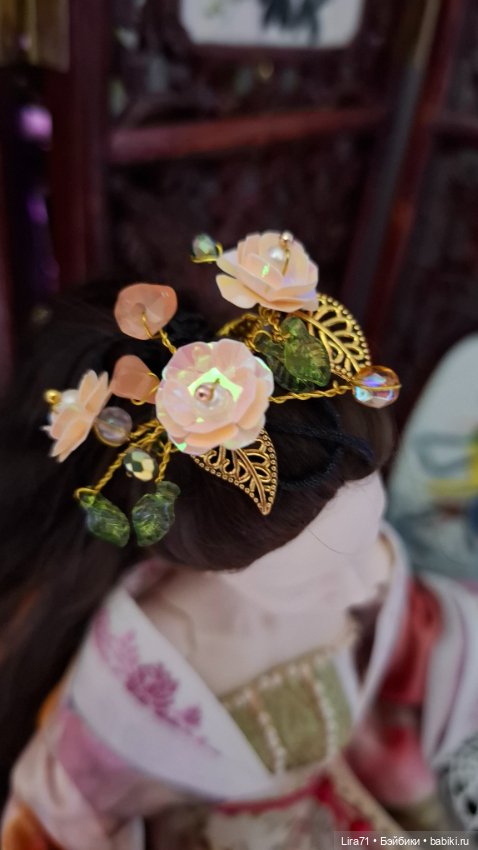 Шёлковое ханьфу для девочек 1/4