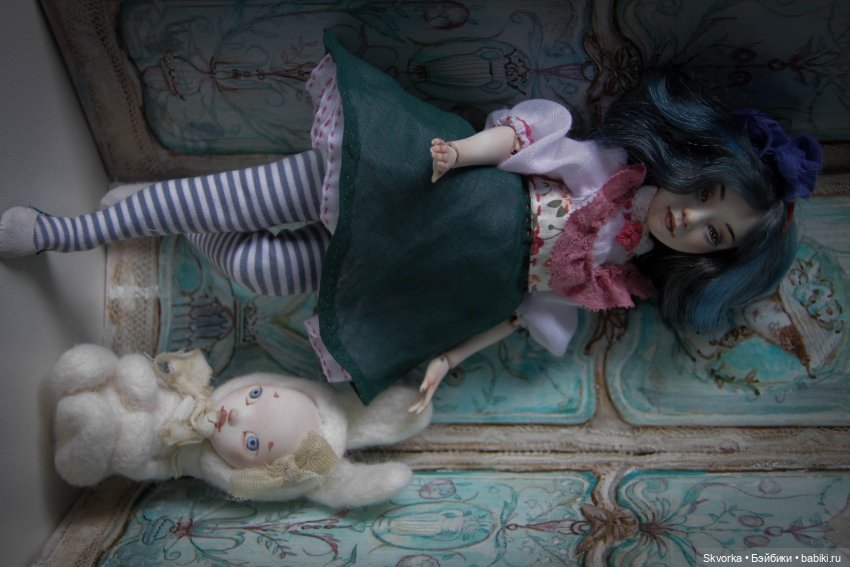 Алиса 2.0. Фарфоровая шарнирная кукла (фото 4)