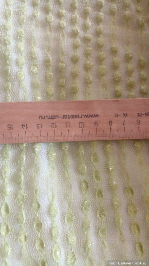 Отрез ткани для кукольного рукоделия (фото 2)