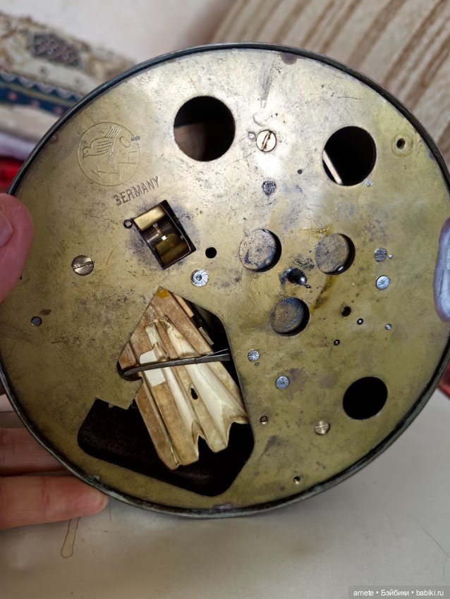 Антикварный немецкий автоматон Птички в клетке (фото 6)