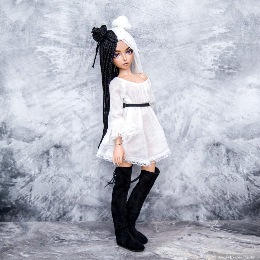 Парики для кукол Минифи Minifee, JiD Iplehouse и других MSD (ОГ 17см) размер 6-7 (фото 6)