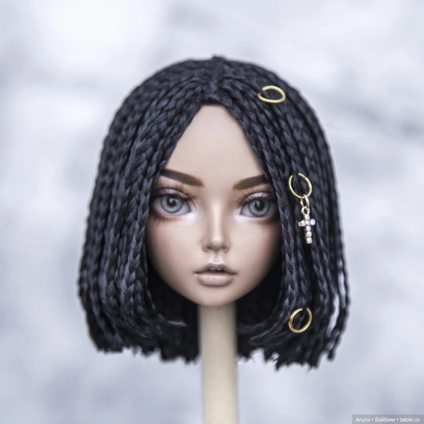 Парики для кукол Минифи Minifee, JiD Iplehouse и других MSD (ОГ 17см) размер 6-7