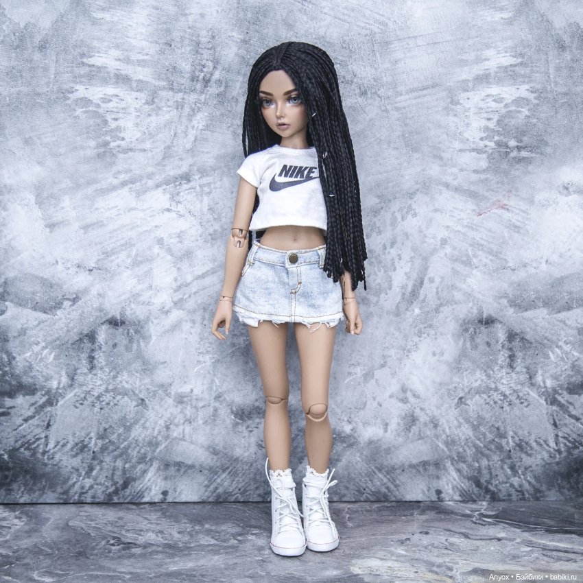 Парики для кукол Минифи Minifee, JiD Iplehouse и других MSD (ОГ 17см) размер 6-7 (фото 4)