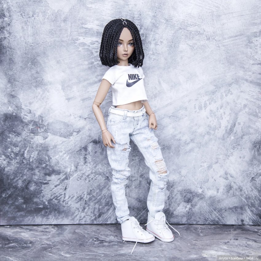 Парики для кукол Минифи Minifee, JiD Iplehouse и других MSD (ОГ 17см) размер 6-7