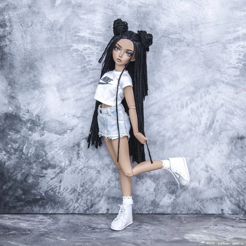 Парики для кукол Минифи Minifee, JiD Iplehouse и других MSD (ОГ 17см) размер 6-7 (фото 2)