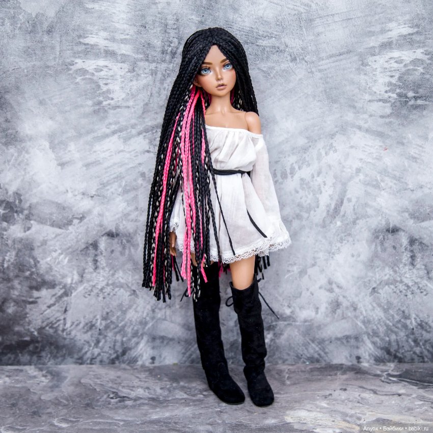 Парики для кукол Минифи Minifee, JiD Iplehouse и других MSD (ОГ 17см) размер 6-7 (фото 8)