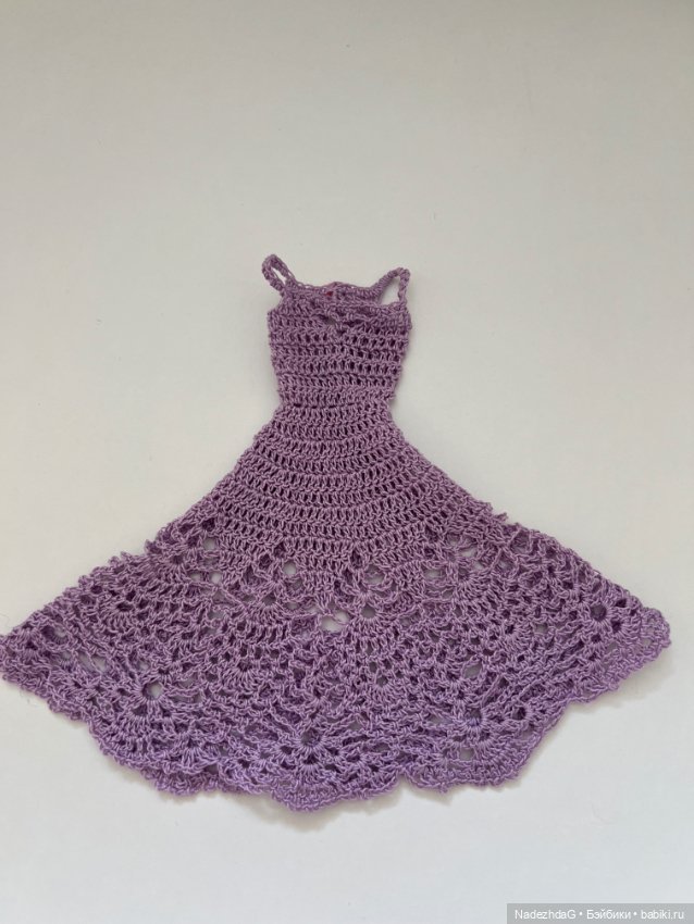 Платье для Барби вязаное — Одежда для кукол (фото 3)