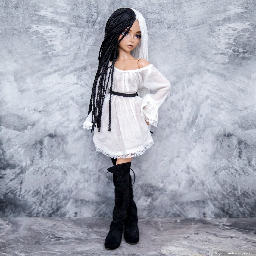 Парики для кукол Минифи Minifee, JiD Iplehouse и других MSD (ОГ 17см) размер 6-7 (фото 5)