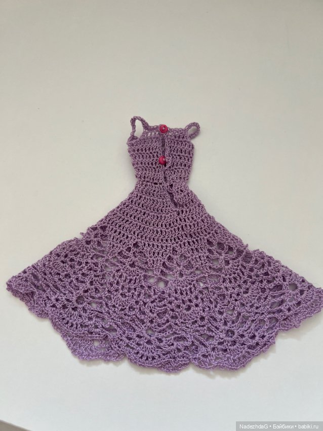 Платье для Барби вязаное — Одежда для кукол (фото 2)