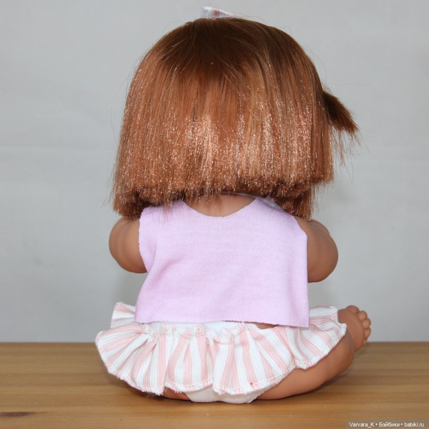 Кукла пупс Preppy&Endisa Baby, рыжая, "мороженое" розовое, 28 см (фото 4)