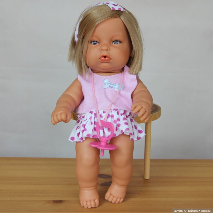 The Preppy&Endisa Baby кукла пупс блондинка с каре, 28 см (фото 6)