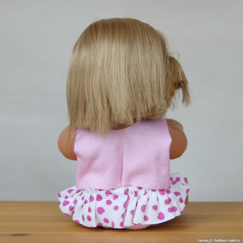 The Preppy&Endisa Baby кукла пупс блондинка с каре, 28 см (фото 4)