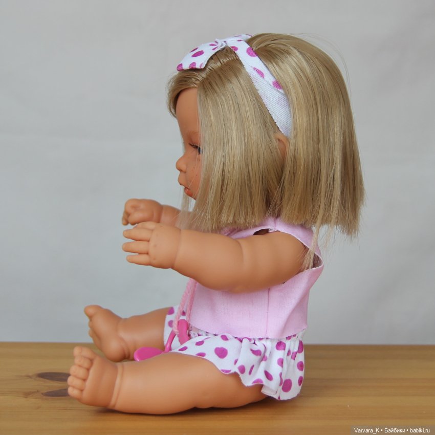 The Preppy&Endisa Baby кукла пупс блондинка с каре, 28 см (фото 3)