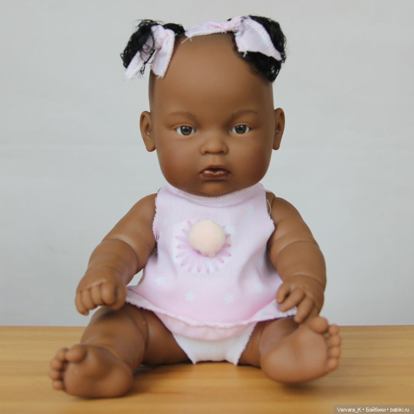 Preppy&Endisa Baby кукла пупс "Ромашка", мулатка. 28 см