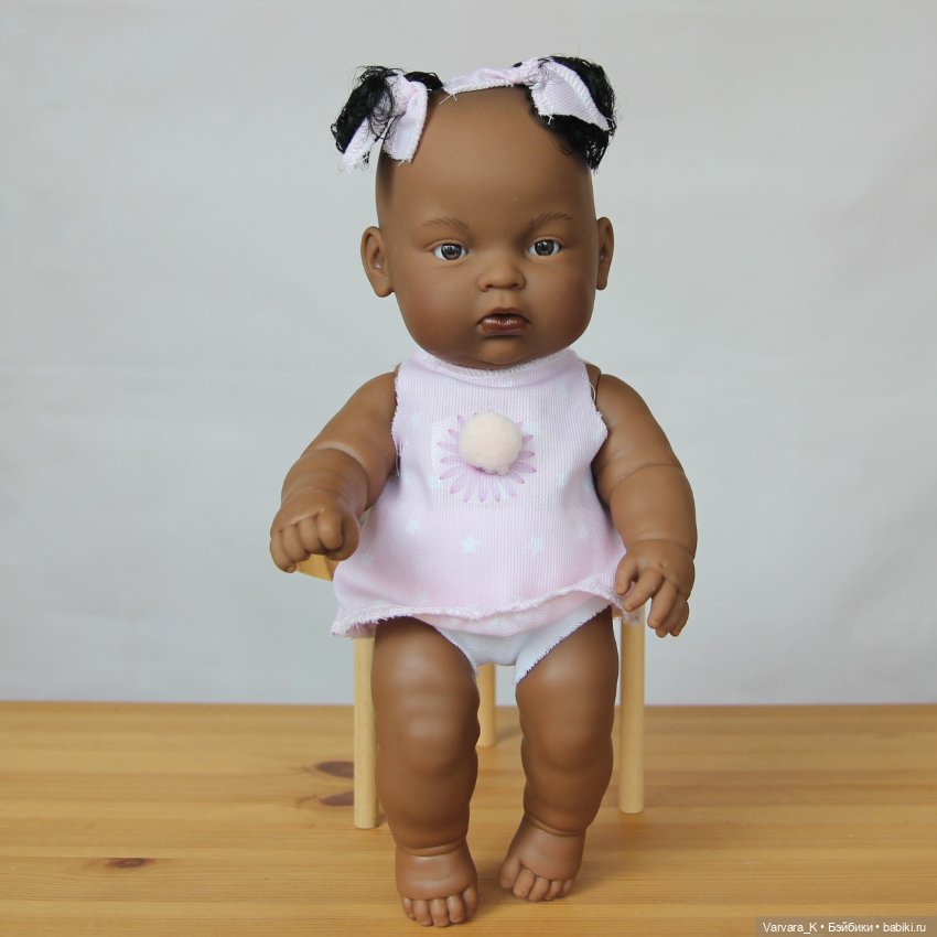 Preppy&Endisa Baby кукла пупс "Ромашка", мулатка. 28 см (фото 5)