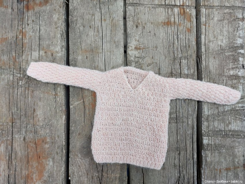 Объёмный пуловер — Одежда для BJD (фото 2)