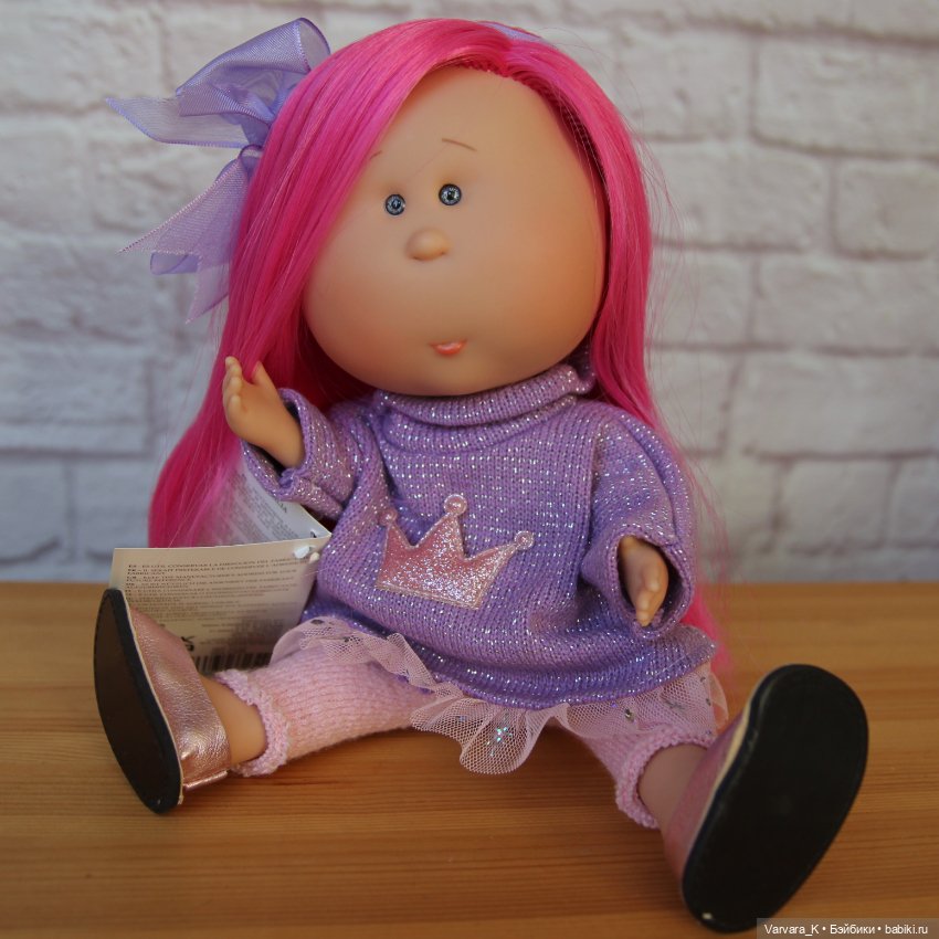 Nines D Onil кукла Mia Мия с ярко-розовыми волосами, 30 см, № 1 (фото 6)