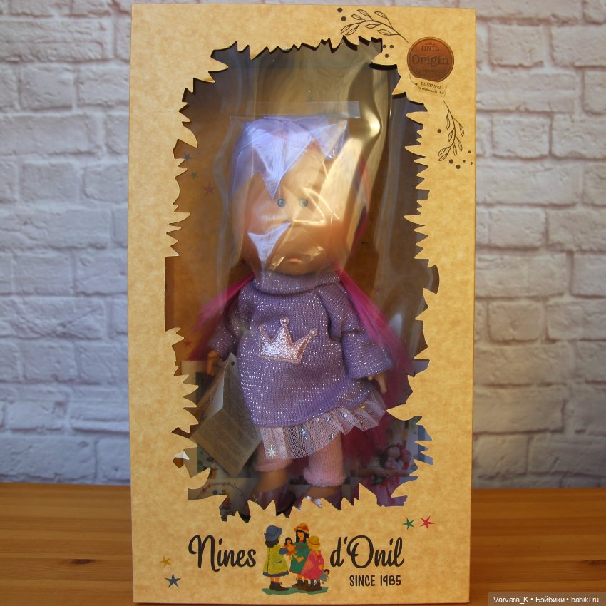 Nines D Onil кукла Mia Мия с ярко-розовыми волосами, 30 см, № 2