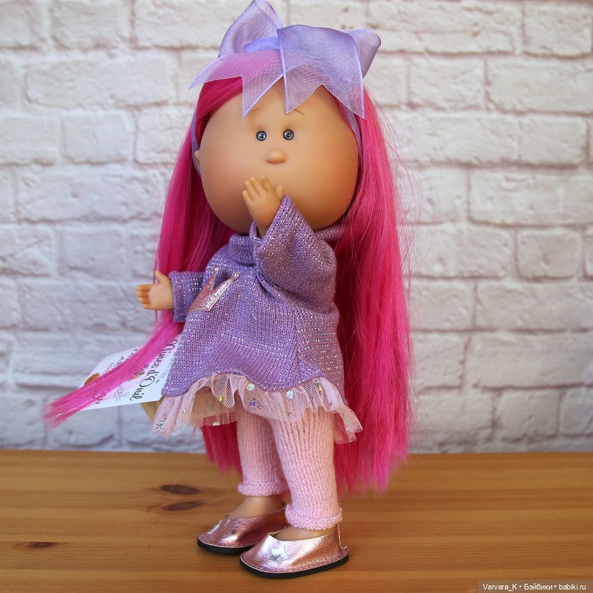 Nines D Onil кукла Mia Мия с ярко-розовыми волосами, 30 см, № 2 (фото 7)