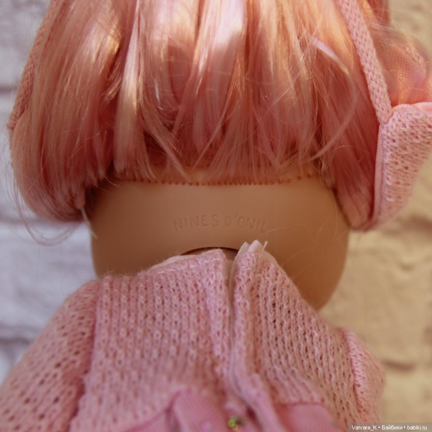 Nines D Onil кукла Mia Мия Speсial прямые розовые волосы, 30 см