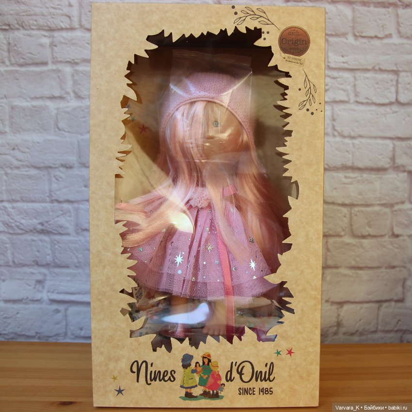 Nines D Onil кукла Mia Мия Speсial прямые розовые волосы, 30 см