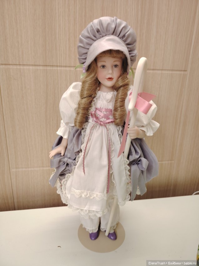Пастушка Бо Пип — Фарфоровые куклы (фото 3)