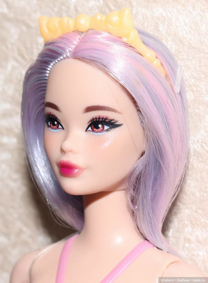 Русалка Одиль с сиреневыми волосами (фото 4)