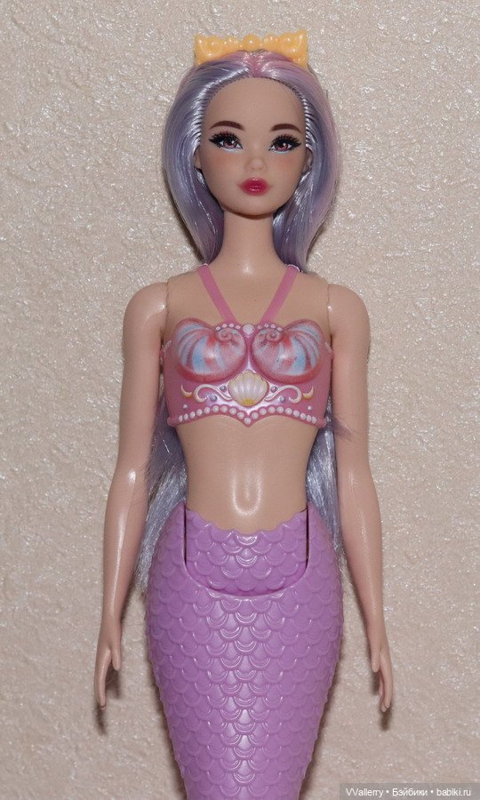 Русалка Одиль с сиреневыми волосами