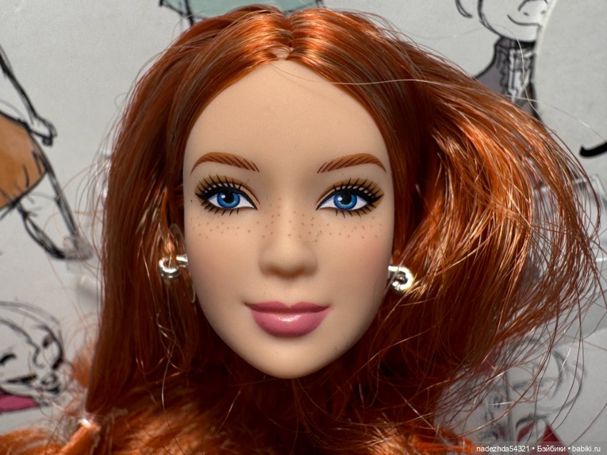Голова Барби Базовая модель №4 Лея (3) (фото 2)
