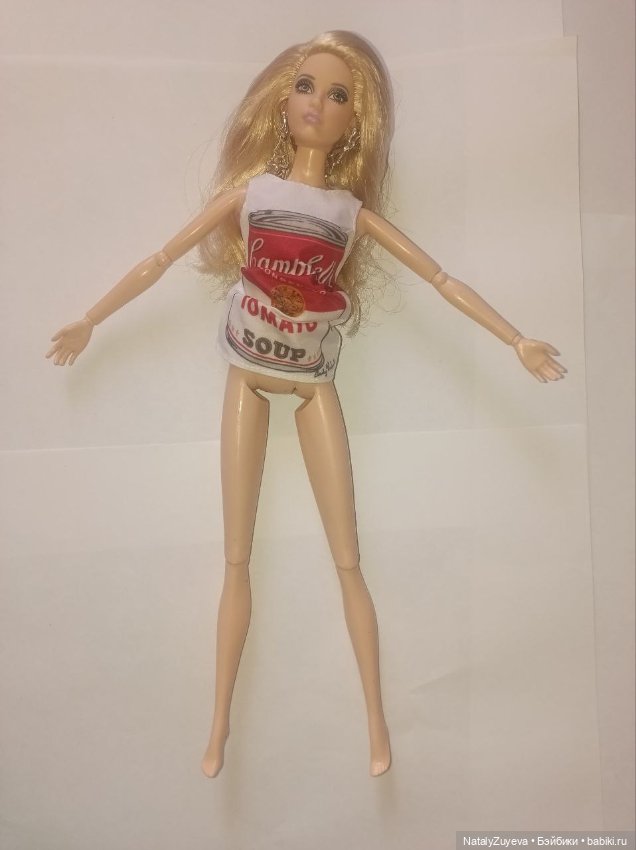 Barbie Andy Warhall Campbells tomato soup (фото 9)
