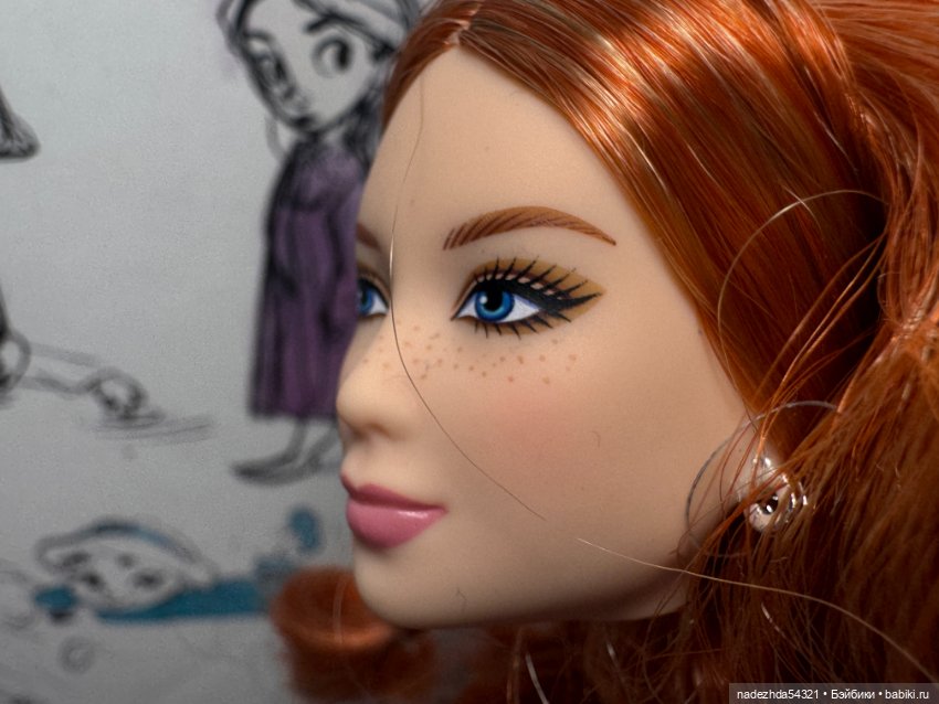 Голова Барби Базовая модель №4 Лея (3) (фото 6)