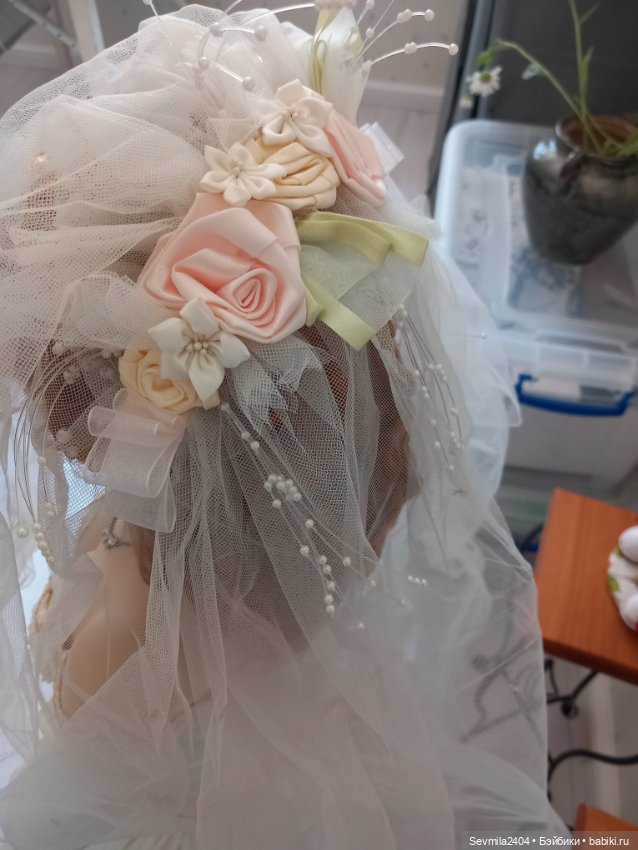 Трепетная невеста — Фарфоровые куклы (фото 5)