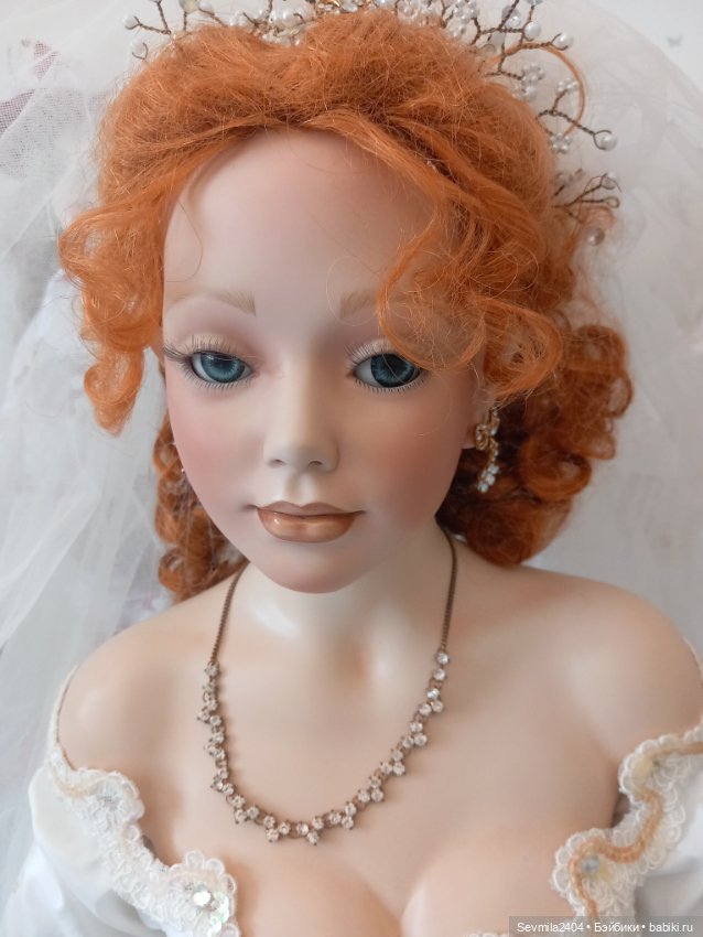 Трепетная невеста — Фарфоровые куклы (фото 2)