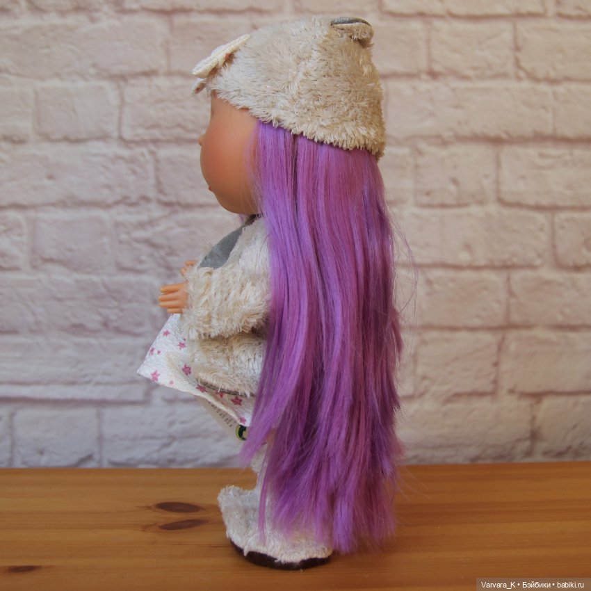 Nines D Onil Mia Мия с сиреневыми волосами, 30 см (фото 4)