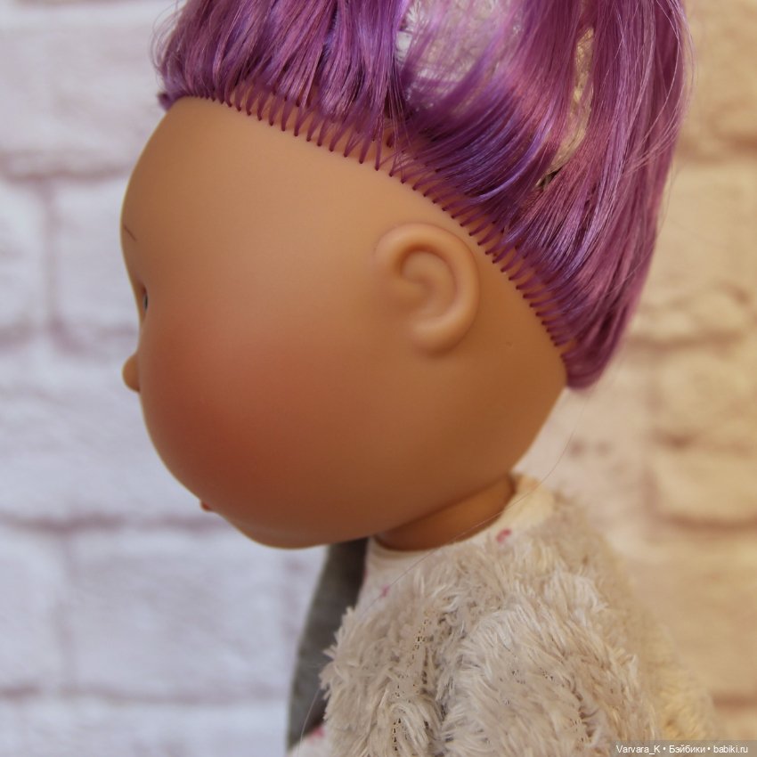 Nines D Onil Mia Мия с сиреневыми волосами, 30 см (фото 9)